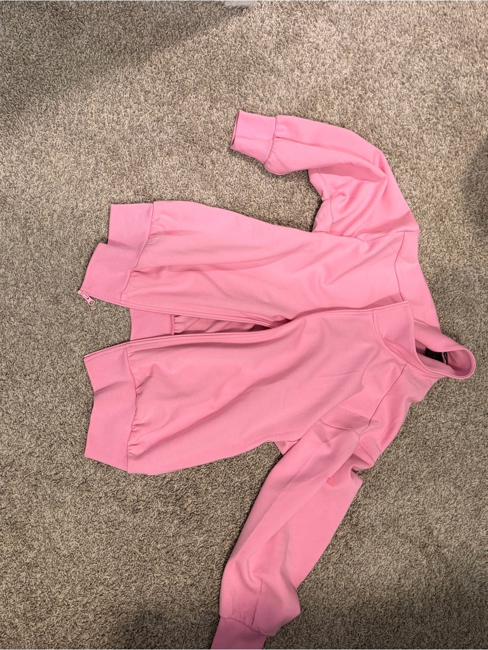 adidas Pink Full-Zip Athletic Jacket